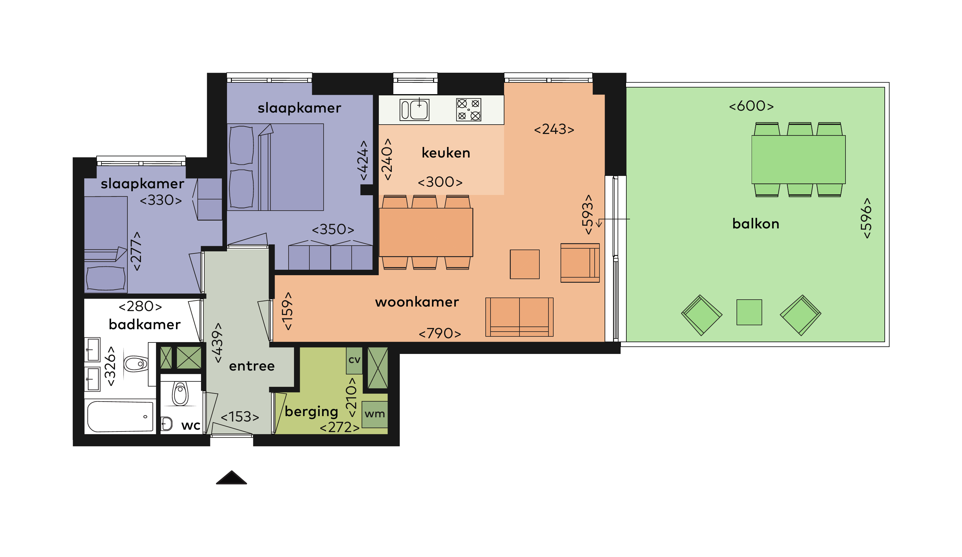 Apartment in Bergen op zoom - 82 m²