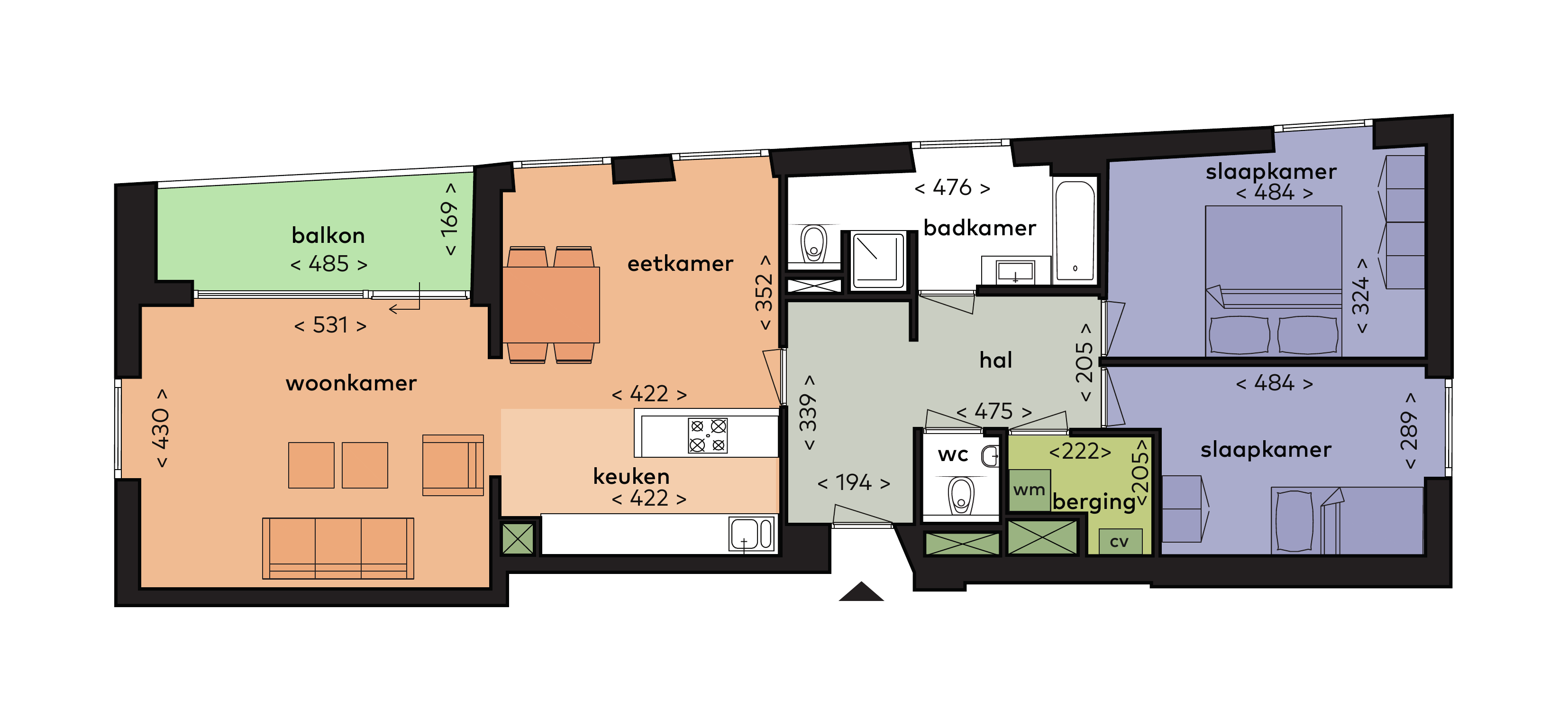 Apartment in Bergen op zoom - 102 m²